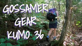 Gossamer Gear Kumo 36 Gear Review [upl. by Sybille]