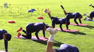 Trabajo preventivo en el entrenamiento del Real Zaragoza  27112018 [upl. by Aruat]