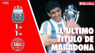 COPA ARTEMIO FRANCHI 1993 ARGENTINA 1 5 DINAMARCA 1 4 [upl. by Alel826]