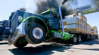 Great Lakes Big Rig Challenge 2021 LOADED SEMI DRAG RACING [upl. by Trelu961]