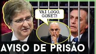 🚨BOLSONARO RECEBE AVISO DE PRISÃO Pena deve aumentar [upl. by Eddana796]