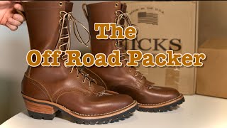 The Off Road Packer  Nicks Handmade Boots [upl. by Cnut]