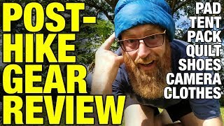 AT PostThruhike Gear Review [upl. by Liva]