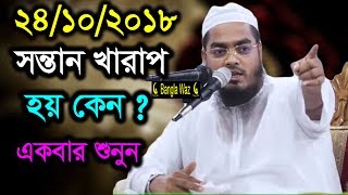 সন্তান কেন খারাপ হয় শুনুন  হাফীজুর রহমান সিদ্দীকি কুয়াকাটা [upl. by Hofstetter]