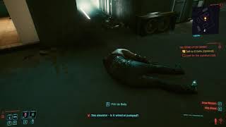 Cyberpunk 2077 Convo with a dead dude [upl. by Elicul]