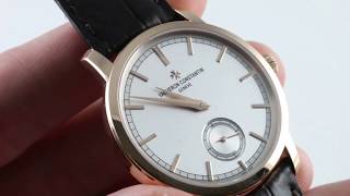 Vacheron Constantin Patrimony Traditionnelle 82172000R9382 Luxury Watch Review [upl. by Nissensohn]