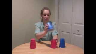 Cup song with 4 cups tutorial [upl. by Anaugal]