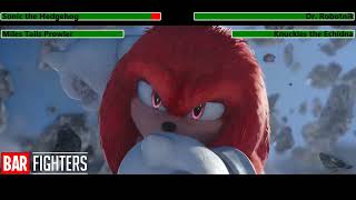 Sonic the Hedgehog 2 2022 Snowboarding Scene with healthbars [upl. by Salina864]