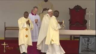 Tuimbe Kwa Shangwe Na Furaha  Introitus  Papal Mass In Kenya [upl. by Olva100]