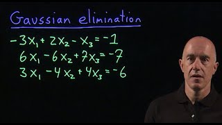 Gaussian elimination  Lecture 10  Matrix Algebra for Engineers [upl. by Froemming287]