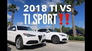 2018 Alfa Romeo Stelvio Ti VS Ti Sport [upl. by Olleina]