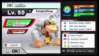 How to exploit your Amiibo to get custom moves and more for you Smash Bros 1080p 60fps [upl. by Adanar]