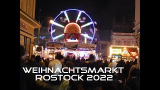 Weihnachtsmarkt Rostock 2022 [upl. by Blanche]