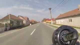 Top Speed 240km Yamaha fz6 Akrapovic exhaust [upl. by Coster]