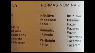 Verbo Fazer  Formas Nomais  Particípio Gerúndio e Infinitivo Pessoal [upl. by Eenehs26]