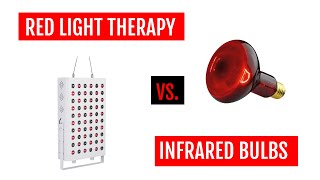 Red Light Therapy vs Infrared Bulbs UPDATE [upl. by Comyns]