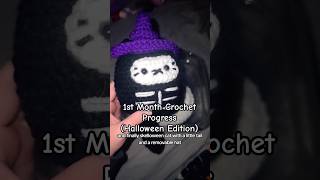 1 Month Crochet Progress crochet crocheting beginnercrochet [upl. by Dust]