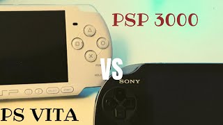 Ps Vita VS PSP 3000 ¿Cual escoger [upl. by Tomasz]