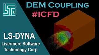 ICFD tutorial DEMCoupling in LSDYNA R11 [upl. by Thetis138]