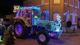 Tractor parade Christmas Lebbeke 2019 [upl. by Assiroc449]