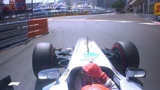 Michael Schumacher Takes Final quotPole Positionquot  2012 Monaco Grand Prix [upl. by Puduns]