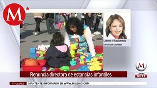 Renuncia directora de estancias infantiles Lorena Villavicencio [upl. by Kcinnay]