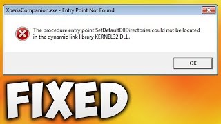 How to fix Entry Point not found error KERNEL32dll Windows 7 [upl. by Fernande]