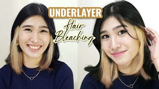 Bleaching Underlayer Hair At Home [upl. by Wickman743]