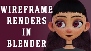 How to Render Wireframes in Blender Eevee  Blender 29 tutorial [upl. by Dalston943]