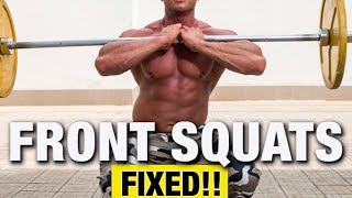 Front Squats Mobility Problems FIXED [upl. by Madigan605]