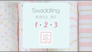 SwaddleDesigns  How to Swaddle  Shimmer Collection [upl. by Herby]