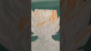 Goku drawing with A4 size paper [upl. by Debbi548]