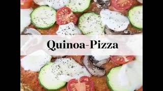 Claras Kitchen Low Carb Pizza mit Quinoa [upl. by Aeila972]