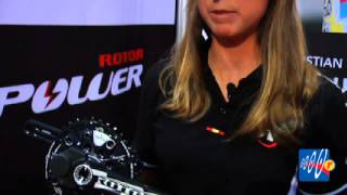 2013 Rotor Flow Aero Crankset QRings Power Cranks [upl. by Hanover]