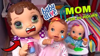 Baby Alive Zoe becomes a MOM for 24 hours [upl. by Devitt]