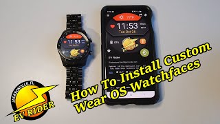 HowTo Installing Wear OS Watchmaker Watch Faces [upl. by Aidnahs]