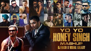 Yo Yo Honey Singh Mashup 2023  DJ Rash King  Visual Galaxy  Honey Singh 30  Dance Mashup 2023 [upl. by Rhine]