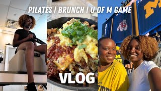 Vlog Pilates with the Girls  U of M Football Game [upl. by Odnanreh]