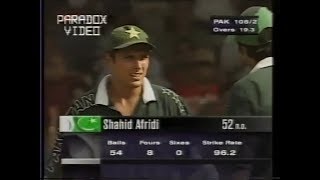 Pakistan vs India Pepsi Cup Tri Series Final 1999 at Bengaluru [upl. by Widera]