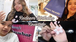 CLAIMING BIRTHDAY REWARDS urban revivo benefit browbar boost juice zus coffee cocodry [upl. by Remington1]