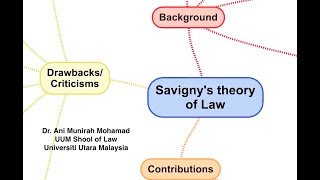 Jurisprudence Savignys Theory of Historical Law [upl. by Assenay]