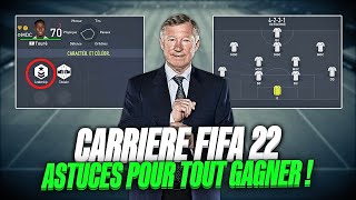 8 ASTUCES POUR TOUT GAGNER EN CARRIÈRE MANAGER SUR FIFA 22  SIMULATION [upl. by Packton]