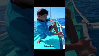 Disabled Boy Lands 200 Giant Grouper Using Risky Bait shorts fishing seafood [upl. by Amoakuh]