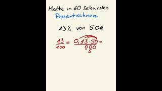 Prozentrechnen leicht gemacht mathe mathetipps [upl. by Ahl987]