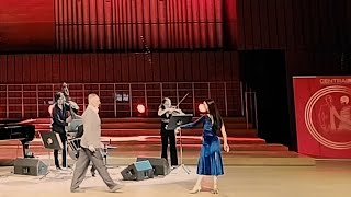 Joanna Jabłońska i Piotr Bochiński Koncert Quarteto Sin Vuelta Lagrimas y sonrisas [upl. by Alyl]