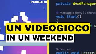 Creare un Videogioco in un Weekend La Sfida Inizia Qui  episodio 1 [upl. by Herrick989]