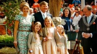 Prinsesjes bij Koningsdag 2014 in Amstelveen [upl. by Samuel]