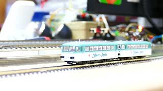 Minitrix N scale railbus set with sound [upl. by Yrrot]