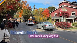 Unionville  Cute Ontario Town Thanksgiving Walk [upl. by Harvey]