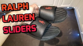 Polo Ralph Lauren Rodwell Slides Unboxing And Review [upl. by Haim318]